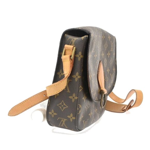 LOUIS VUITTON Saint Cloud GM Shoulder Bag Monogram Leather Brown M51242 39EF675 - Picture 3 of 15